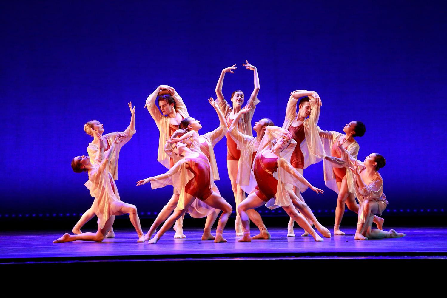 Dancers on stage